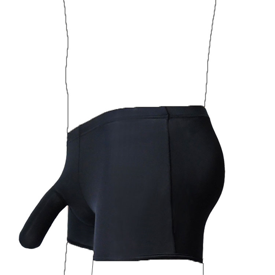 Pouch Boxer Pouch - กางเกงบ็อกเซอร์ผ้าไหมน้ำแข็งสำหรับผู้ชาย ทรงกระชับ เซ็กซี่ บางเบา