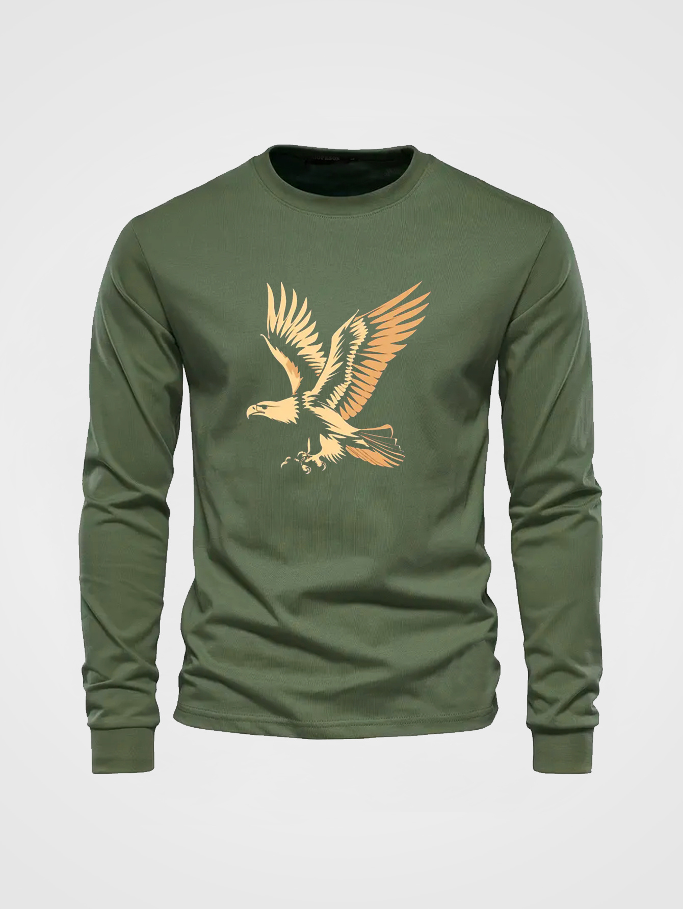 เสื้อยืดคอกลมแขนยาวผู้ชายผ้าฝ้ - Undershirt Crew Neck บทวิจารณ์และราคา