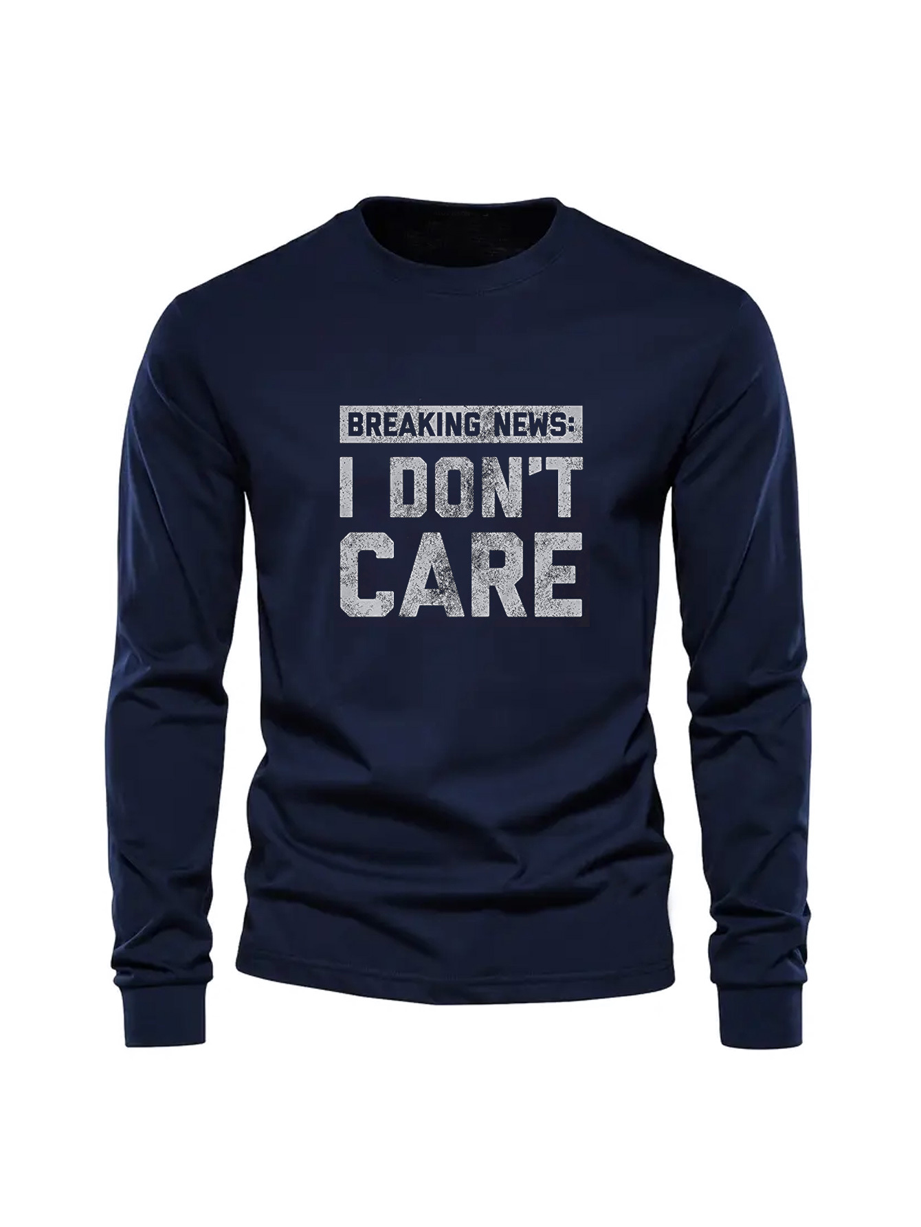 เสื้อยืดคอกลมแขนยาวผู้ชายผ้าฝ้ - Undershirt Crew Neck บทวิจารณ์และราคา