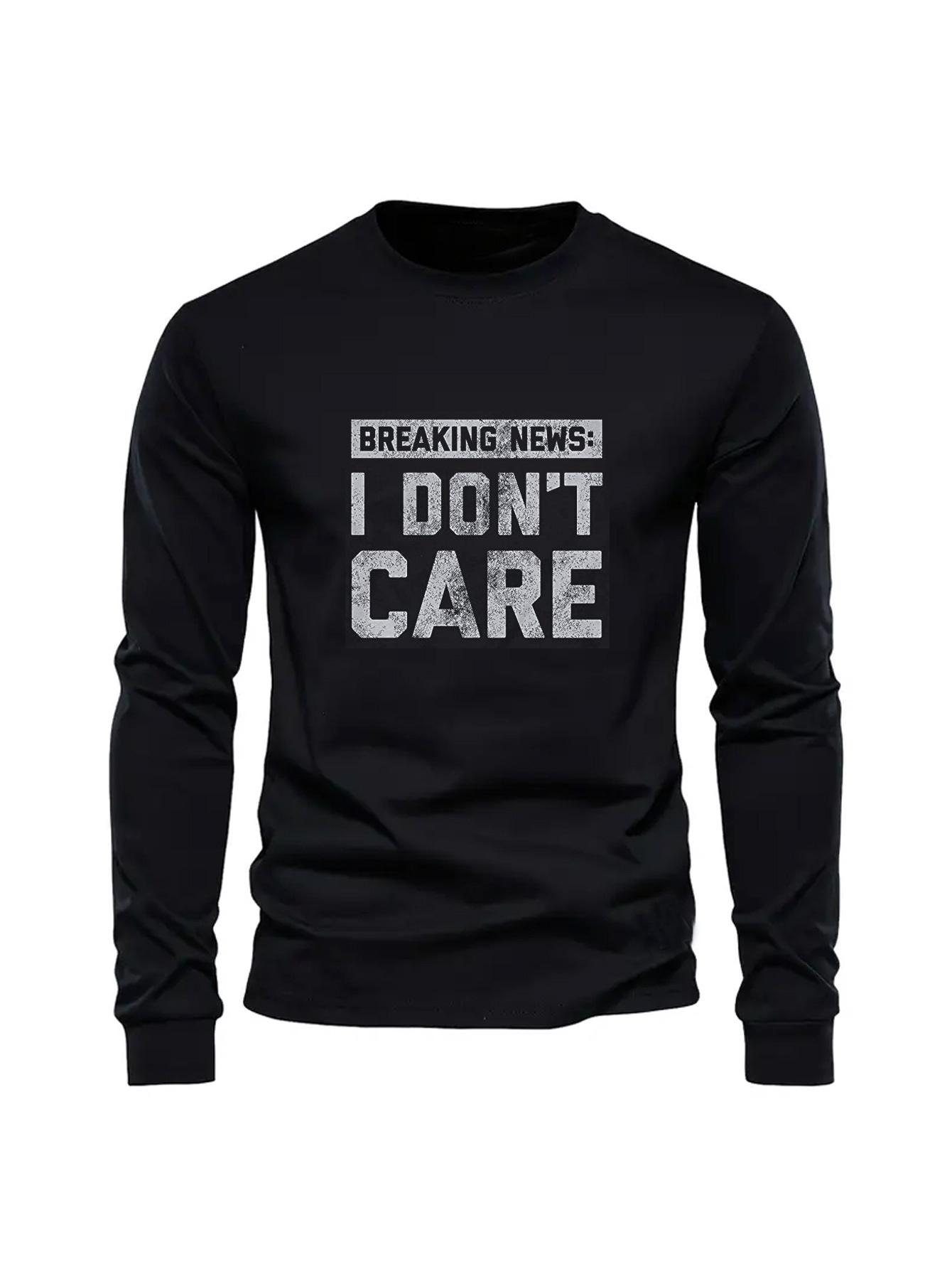 เสื้อยืดคอกลมแขนยาวผู้ชายผ้าฝ้ - Undershirt Crew Neck บทวิจารณ์และราคา