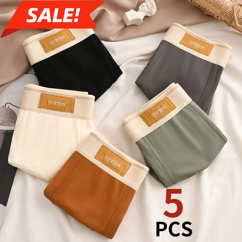 กางเกงบ็อกเซอร์ผ้าฝ้ายสำหรับผู - Multi Pack Underwear บทวิจารณ์และราคา