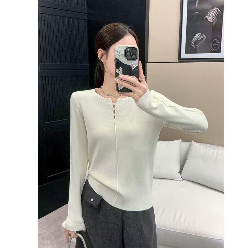 เสื้อถักลายฉลุสไตล์อเมริกันสำห - Base Layer Top บทวิจารณ์และราคา